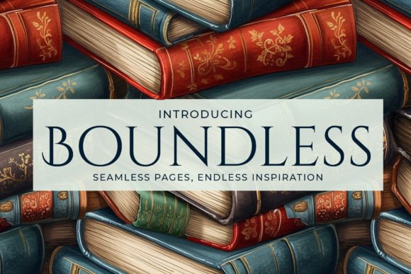Boundless - Seamless Book Patterns: A Creative Solution for Designers and Artists