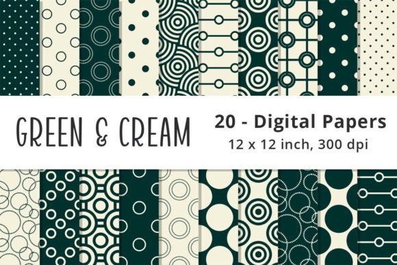 Dark Green and Cream Polka Dot Patterns: A Design Essential for Modern Creatives
