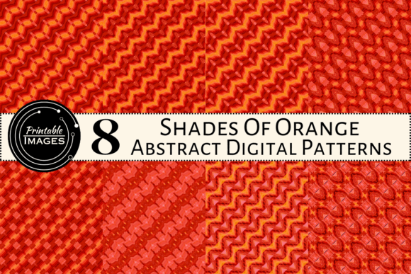 Exploring the Versatility of Shades of Orange Abstract Patterns