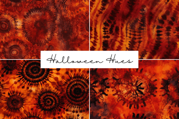 Halloween Hues Seamless Pattern: A Spooky Twist for Creative Projects