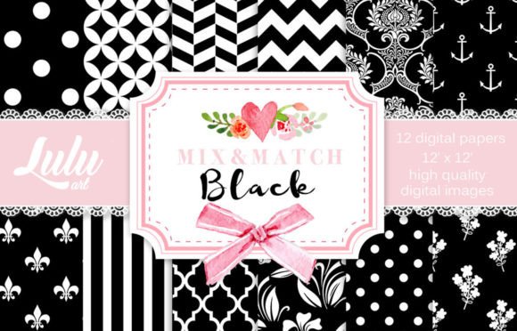 Mix and Match Black Patterns