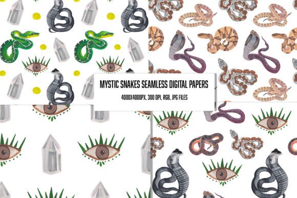 Mystic Seamless Patterns Digital Papers: A Creative Asset for Designers and Creators