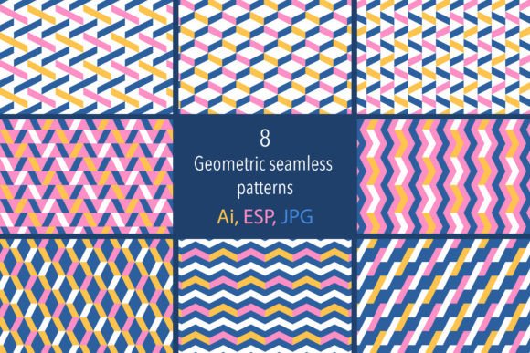 Vector Geometrical Seamless Patterns